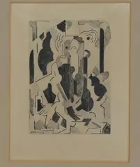 Untitled by Albert Gleizes, Etching, sold Sep 2022
