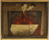 Untitled by Charles C. Stewart, Oil on board, sold Sep 2022