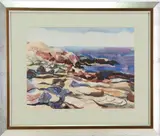 Untitled by Louis Wolchonok, Watercolor, sold Sep 2022