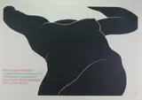 Black Foreshortened Nude. by Milton Glaser, Lithograph, sold Sep 2022