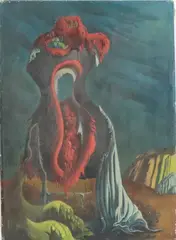 Untitled by August Casciano, Oil on canvas, sold Sep 2022