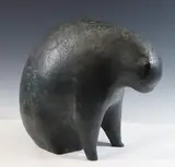 Untitled by Rhys Caparn, Bronze sculpture of abstract animal, sold Oct 2022