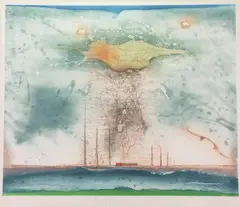 Untitled by René Carcan, Lithograph, offered Oct 2022