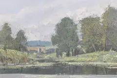 Untitled by Wilmer G. Behler, Oil on canvas, sold Dec 2022