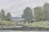 Untitled by Wilmer G. Behler, Oil on canvas, sold Dec 2022