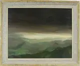 Frame by Farris Burdine Woolston in Bernard Badura, Oil on canvas, sold Dec 2022