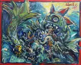 The Big Easy by Chuck Connelly, Oil on canvas, sold Dec 2022