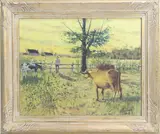 Untitled by Walter Emerson Baum, Oil on canvas, sold Dec 2022