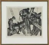 The Builders by James  Allen, Etching on paper, sold Dec 2022