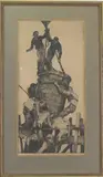 Untitled by James  Allen, Etching on paper, sold Dec 2022