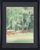 Untitled by Thomas Pollack Anshutz, Watercolor, sold Dec 2022