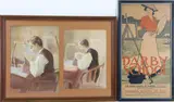 Untitled by Thomas Pollack Anshutz, Watercolors on paper, sold Dec 2022