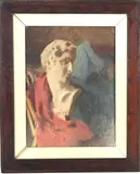Untitled by Thomas Pollack Anshutz, Watercolor on paper, sold Dec 2022