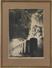 Teeming Ingots by James  Allen, Lithograph, sold Dec 2022