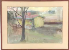 The Box Stall by Thomas Pollack Anshutz, Pastel, sold Dec 2022