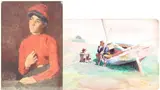 Untitled by Thomas Pollack Anshutz, Watercolor on paper, sold Dec 2022