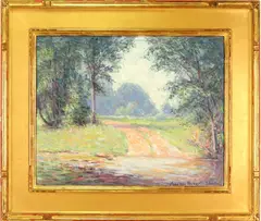 Untitled by Adolph Robert Shulz, Oil on board, sold Dec 2022
