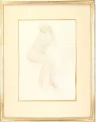 , Richard Feigen Gallery by Auguste Rodin, Pencil over Watercolor, sold Dec 2022