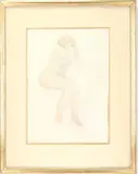 , Richard Feigen Gallery by Auguste Rodin, Pencil over Watercolor, sold Dec 2022
