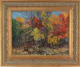 Autumn Tracery by Mary Elizabeth Price, Oil on canvas, sold Dec 2022