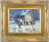 Buckingham Night by Christopher G. Willett, Oil on board, sold Dec 2022