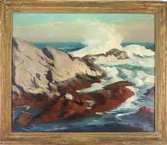 Untitled by Abraham Bogdanove, Oil on canvas, sold Dec 2022
