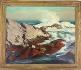 Untitled by Abraham Bogdanove, Oil on canvas, sold Dec 2022
