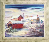Untitled by Fred W. Weber, Oil on board, sold Dec 2022