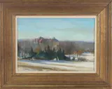 Untitled by Paul Rickert, Oil on board, sold Dec 2022