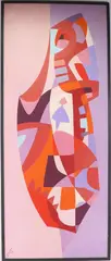 Untitled by Charles Solt, Oil on board, sold Feb 2023