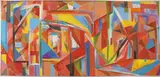 Untitled by Charles Solt, Oil on board, sold Feb 2023