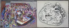 Untitled by Louis Wolchonok, Watercolor and pastel on paper, sold Feb 2023