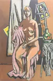 Untitled by Frederick Childs, Oil on canvas, sold Feb 2023