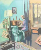 Untitled by Frederick Childs, Oil on canvas, sold Feb 2023