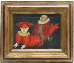 Untitled by Gaetano Pompa, Oil on board, sold Mar 2023