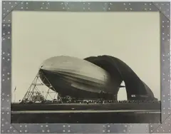 Untitled by Margaret Bourke-White, Gelatin silver print of Air Ship Akron, sold Mar 2023