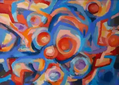 Untitled by Charles Solt, Oil on board, sold Apr 2023