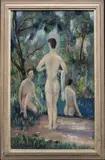 Untitled by William Stoddard Loughran, Oil on board, sold Apr 2023
