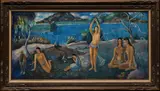 Where Do We Come From? What Are We? Where Are We Going? by William Stoddard Loughran, Oil on board, sold Apr 2023