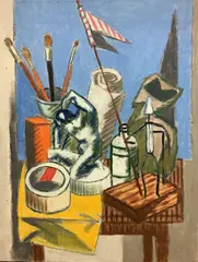 Untitled by Frederick Childs, Oil on canvas, offered Apr 2023