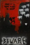 Beware of the Wolves Dressed as Sheep by James De La Vega, Oil and spray paint on canvas, sold Apr 2023