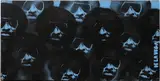 Untitled by James De La Vega, Oil and spray paint on canvas, sold Apr 2023