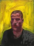 Untitled by James De La Vega, Oil on canvas, offered Apr 2023