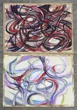 Untitled by Charles Solt, Watercolors on paper, sold Jul 2023