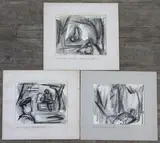 Untitled by Charles Solt, Watercolors on paper (3), offered Jul 2023