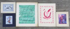 Untitled by Charles Solt, Gouache on paper and cardboard  (5), sold Jul 2023