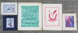 Untitled by Charles Solt, Gouache on paper and cardboard  (5), sold Jul 2023