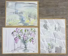 Untitled by Charles Solt, Watercolors on paper, offered Jul 2023