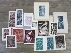 Untitled by Charles Solt, Woodblock prints and lithographs (17), sold Jul 2023