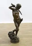 David Vainqueur (David the Winner) by Antonin Mercié, Bronze sculpture, sold Aug 2023